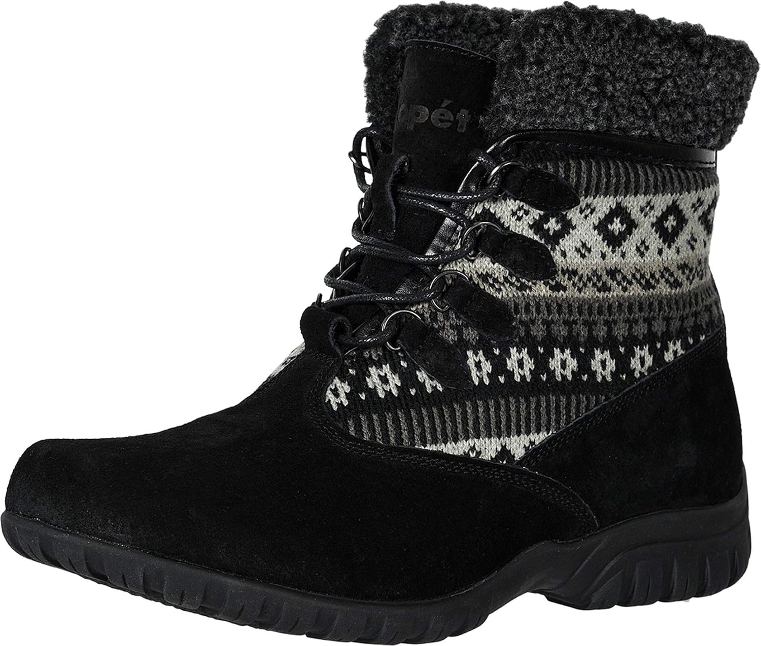 Propét Womens Delaney Alpine Winter Casual Boots Ankle - Black