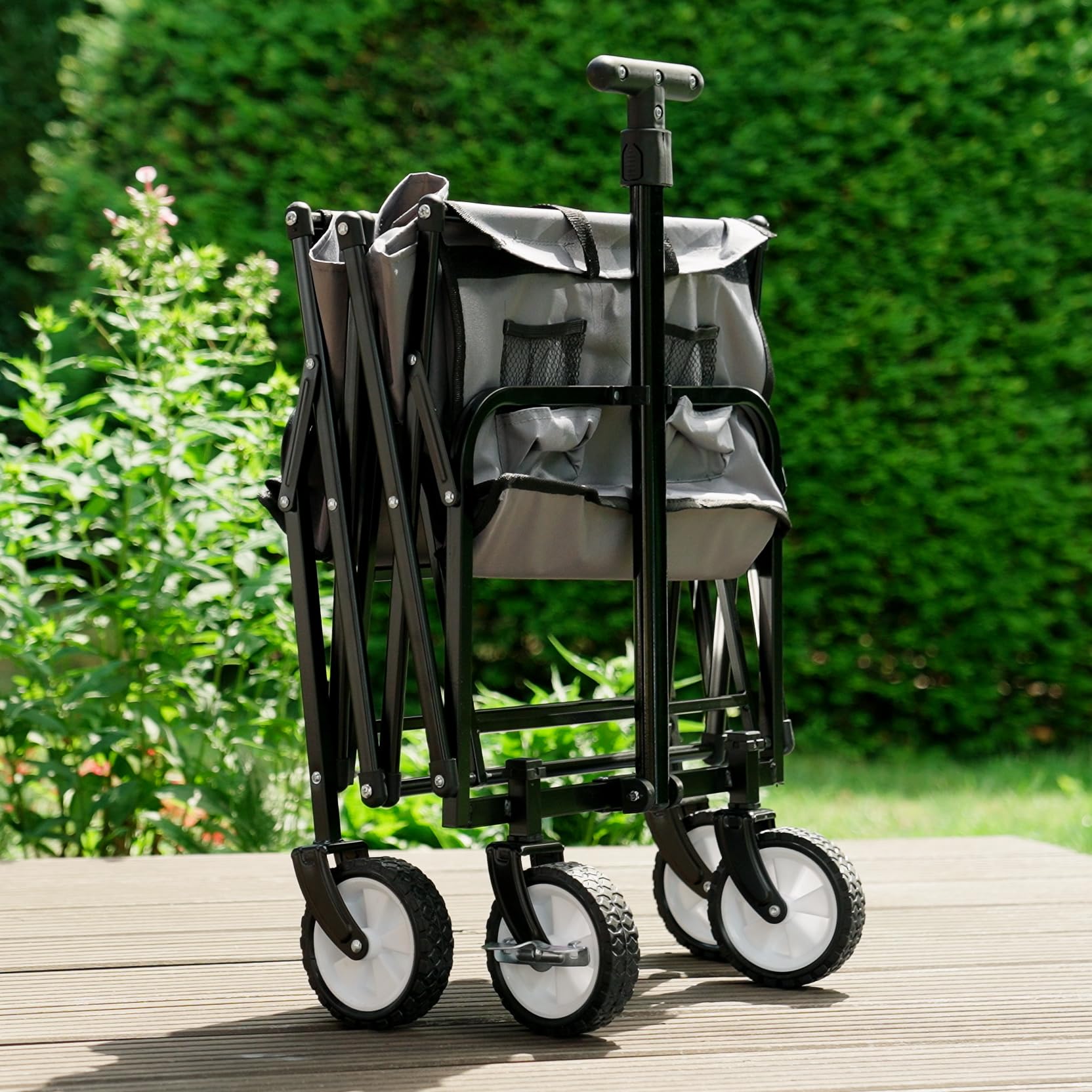 Carromco Chariot de Transport Pliable pour l'extérieur avec Frein de stationnement, jusqu'à 80 kg