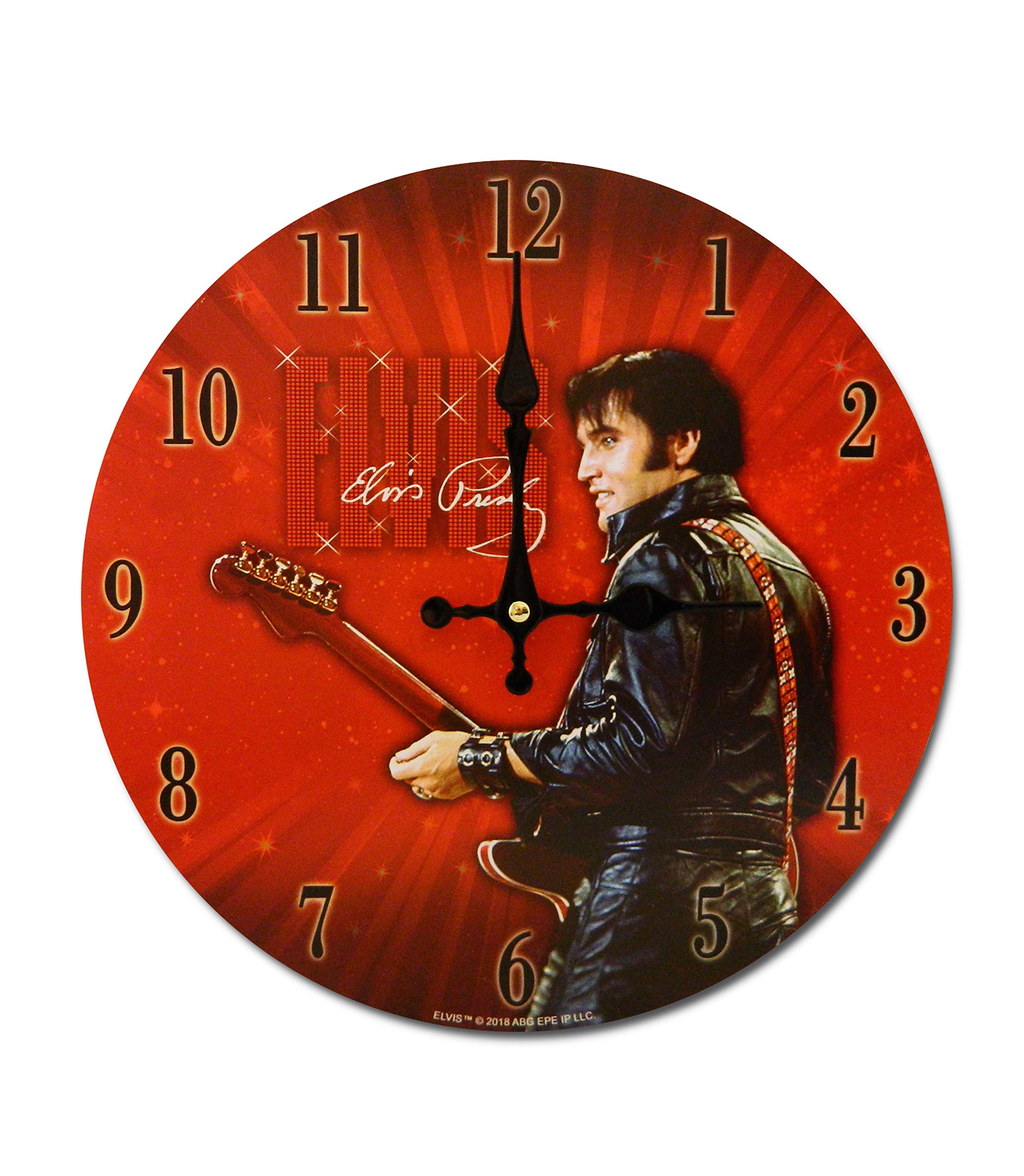 Elvis Presley Clock - Elvis 68' Special 11.75" Diameter
