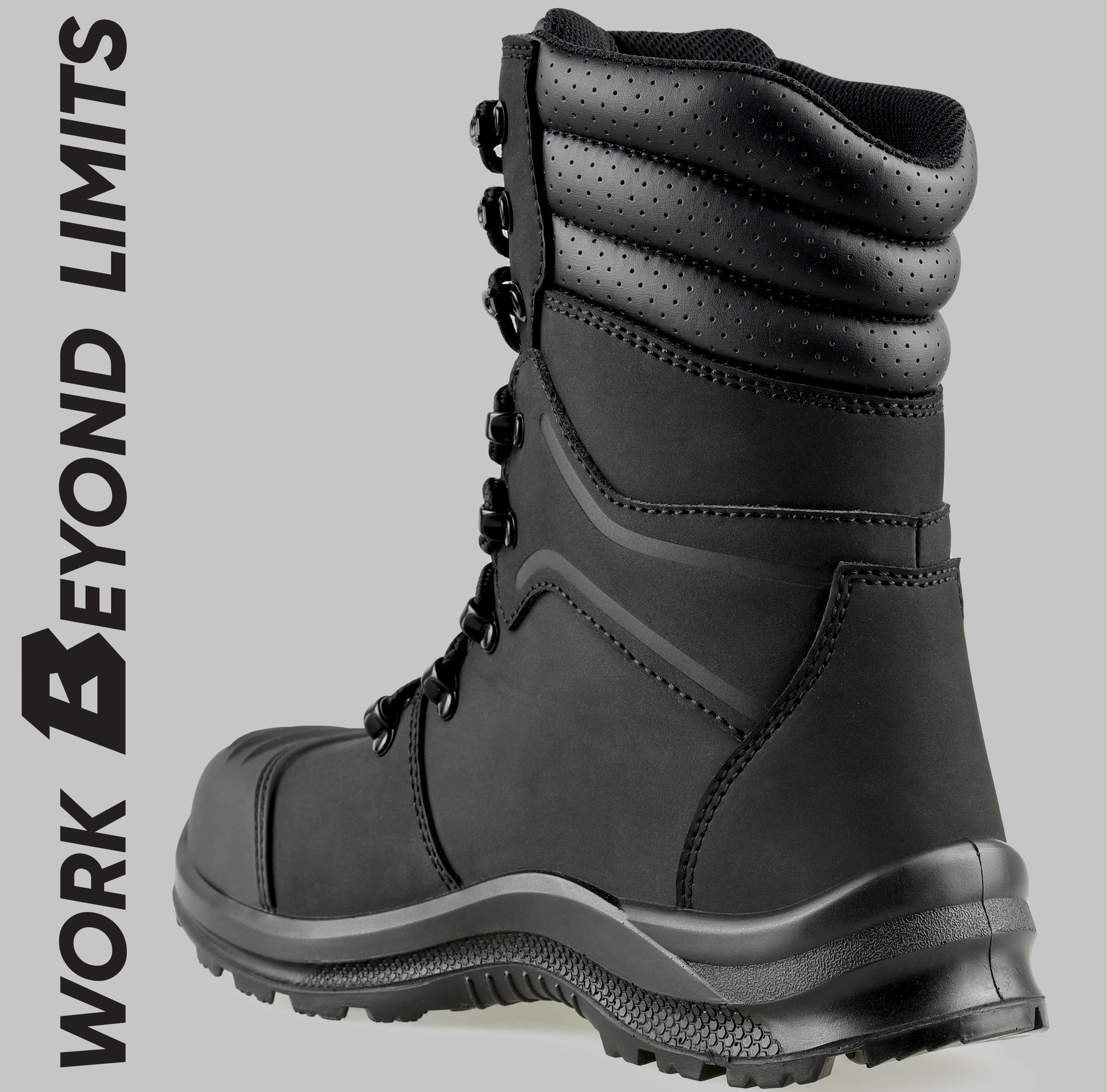 BWOLF HUMMER - Scarpe da lavoro invernali da uomo, resistenti all'acqua e all'olio, antiscivolo, con tecnologia Grip 4 x 4