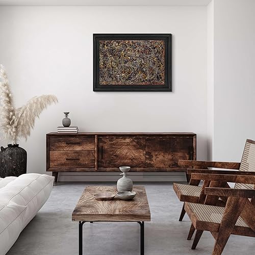 Miniatura 3 de Número 5 1948 de Jackson Pollock - Lienzo enmarcado para decoración de pared, lienzos y pósteres de reproducción de pintura fina  Impresión de