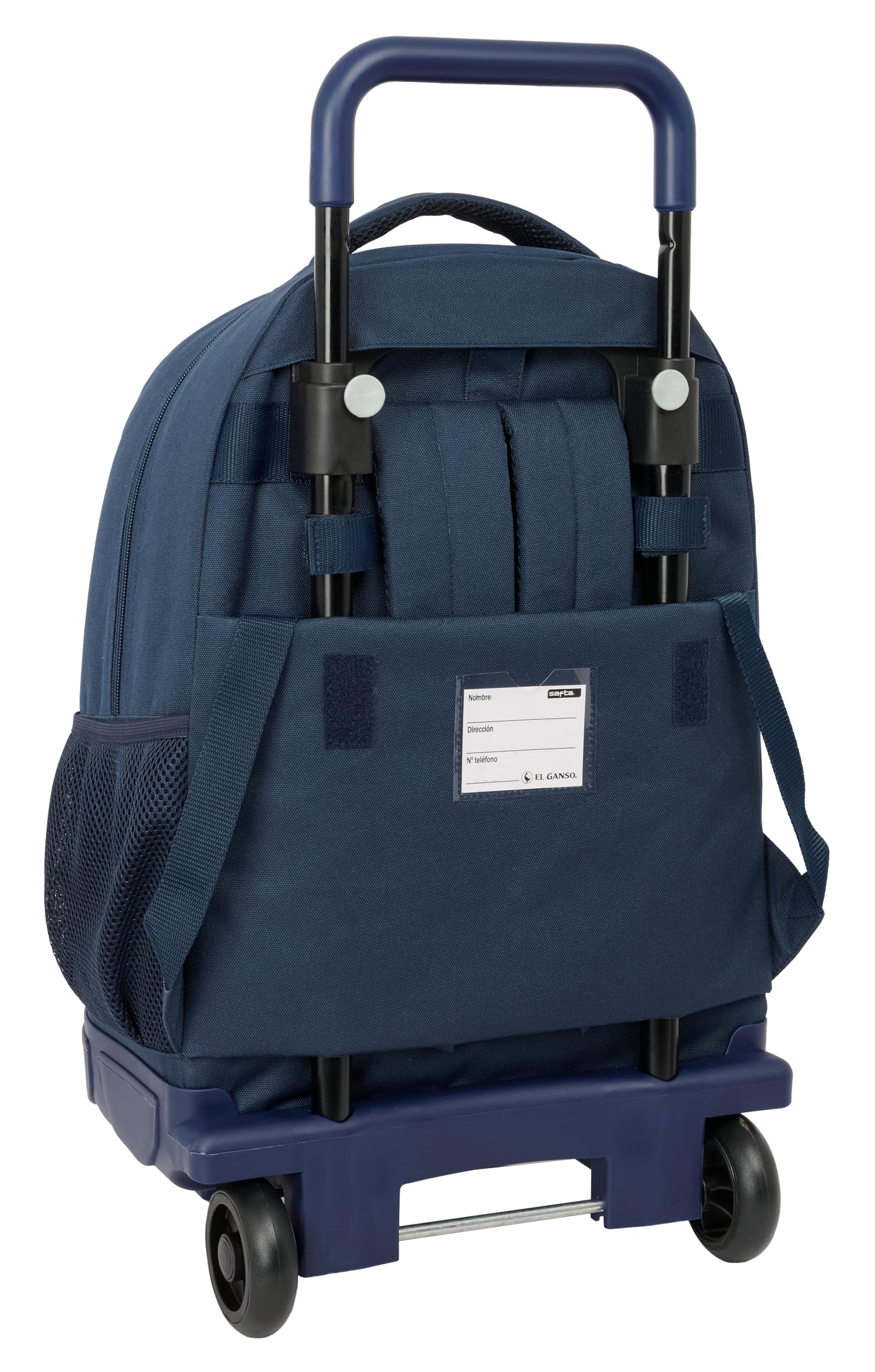 Safta EL GANSO ECLIPSE - Mochila Grande con Ruedas, Compacta, Extraíble, Ideal para Niños de Diferentes Edades, Cómoda y Versátil, Calidad y Resistencia, 33x22x45 cm