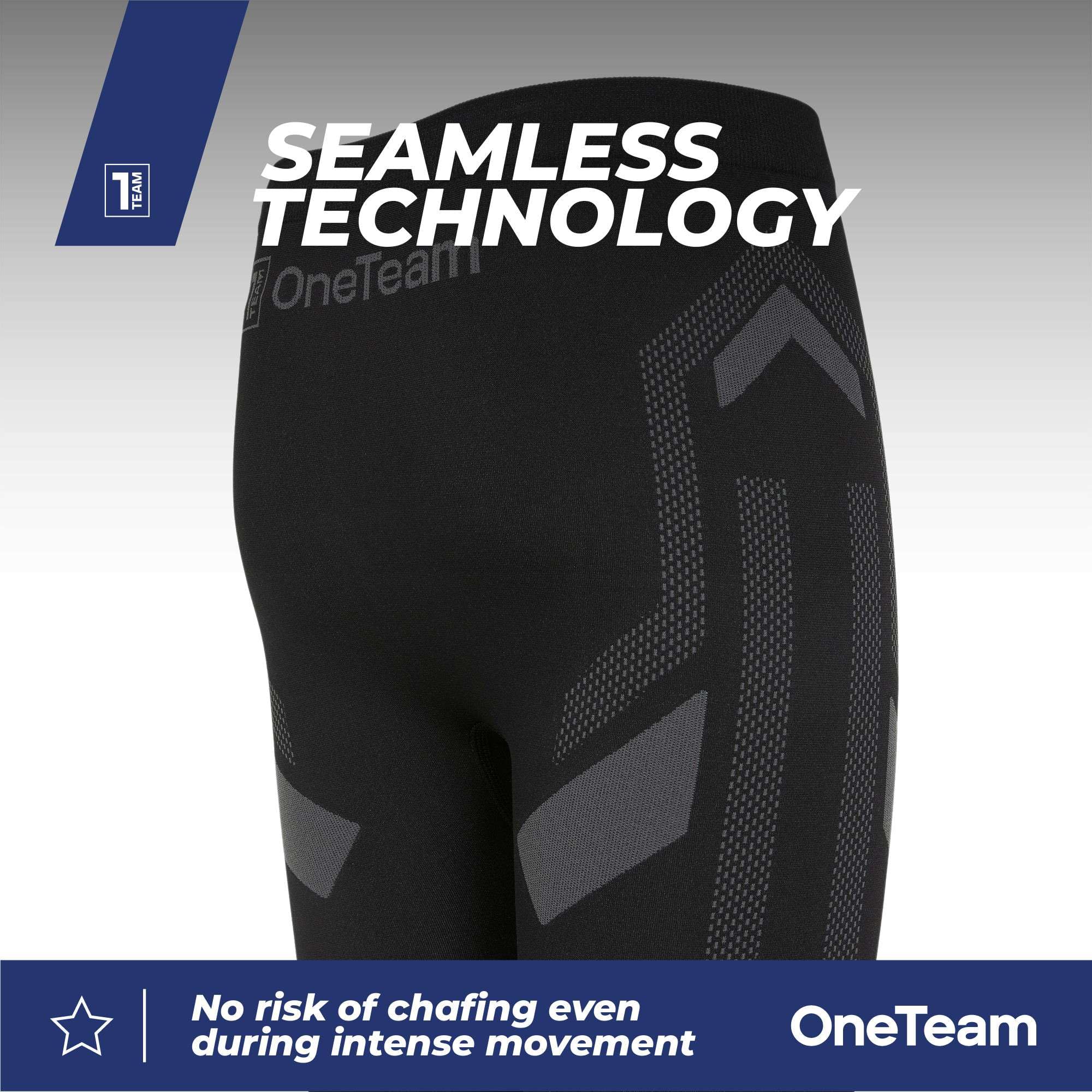 OneTeam - Conjunto térmico Infantil Achill II Thermo Light Plus 2 Piezas - subcapa sin Costuras de Secado rápido por Clima frío
