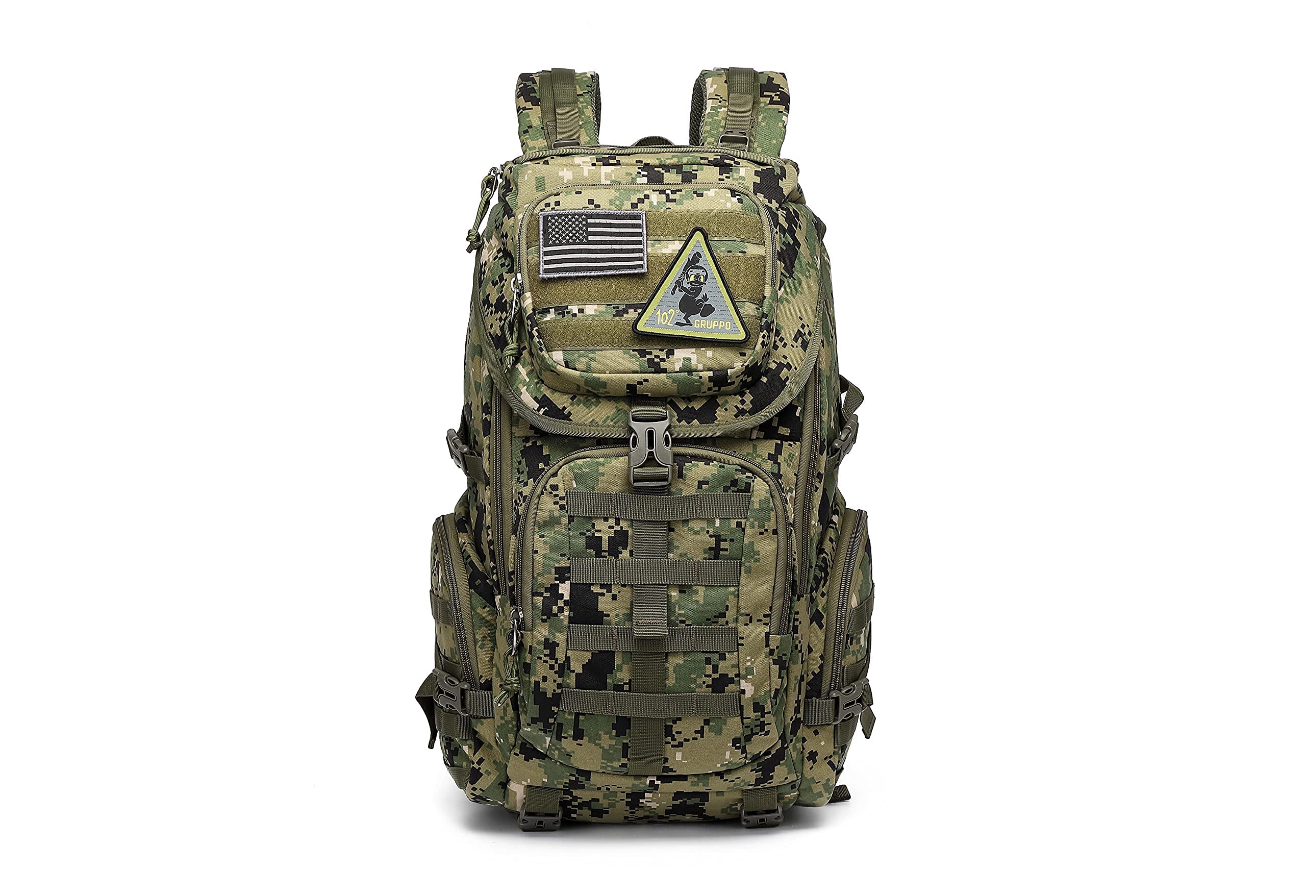 Wotony military tactical backpack Camping nylon military MOLLE backpack 3day assault bag 40L large practical backpack