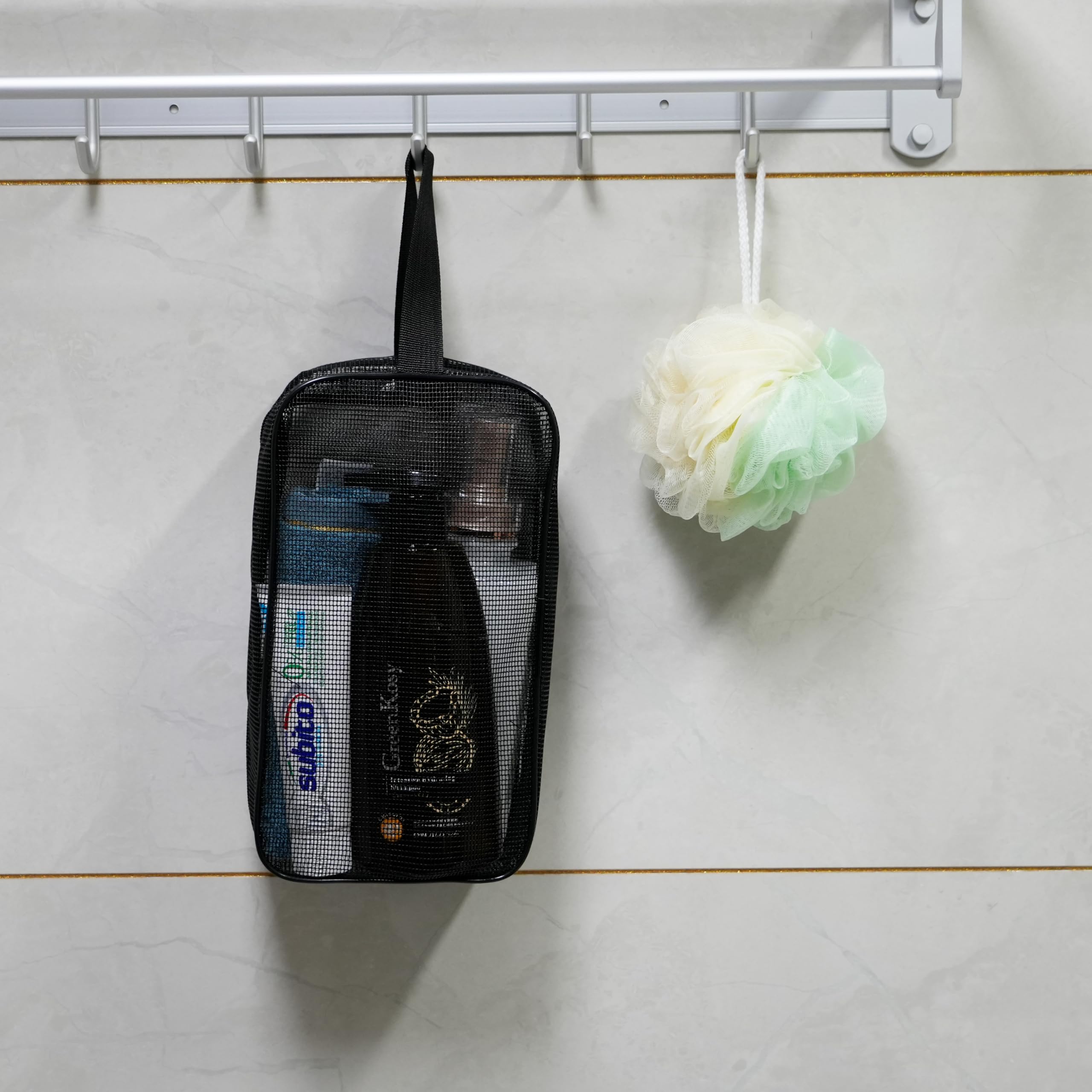 REDSINDA Mesh Shower Caddy - Travel & Gym Bag -10