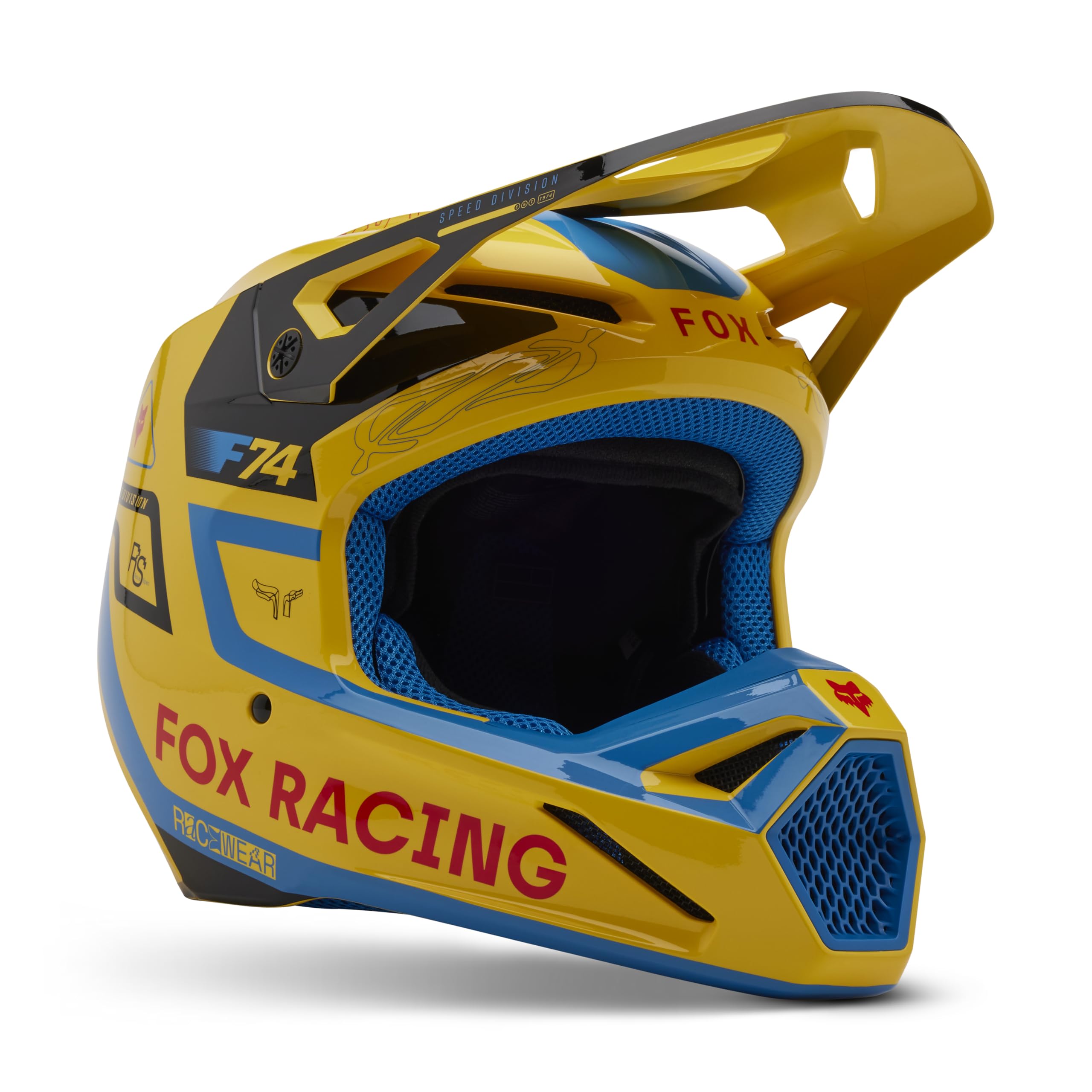 Fox V1 Race SPEC Helmet Pale Yellow XXL