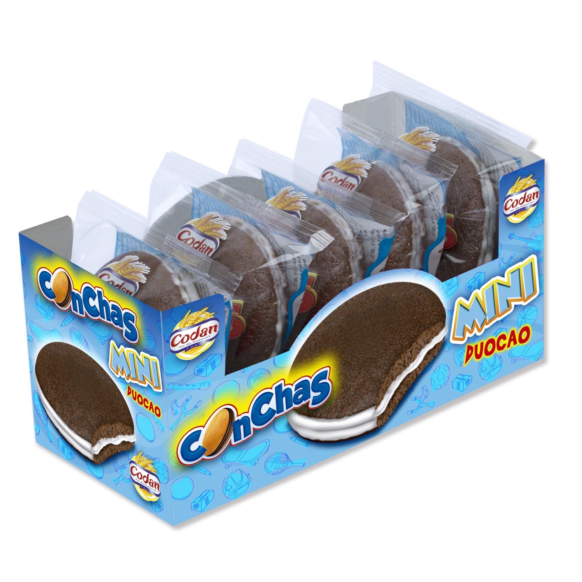 CODAN mini conchas duocao paquete 180 gr