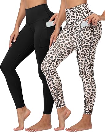 Fleece Lined Leggings with Pockets 