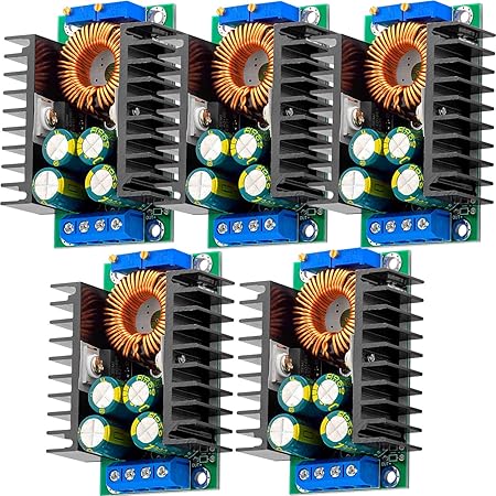 AZDelivery 5 x XL4016 Step Down Converter DC-DC 5-40V bis 1,2-35V kompatibel mit Arduino inklusive E-Book!