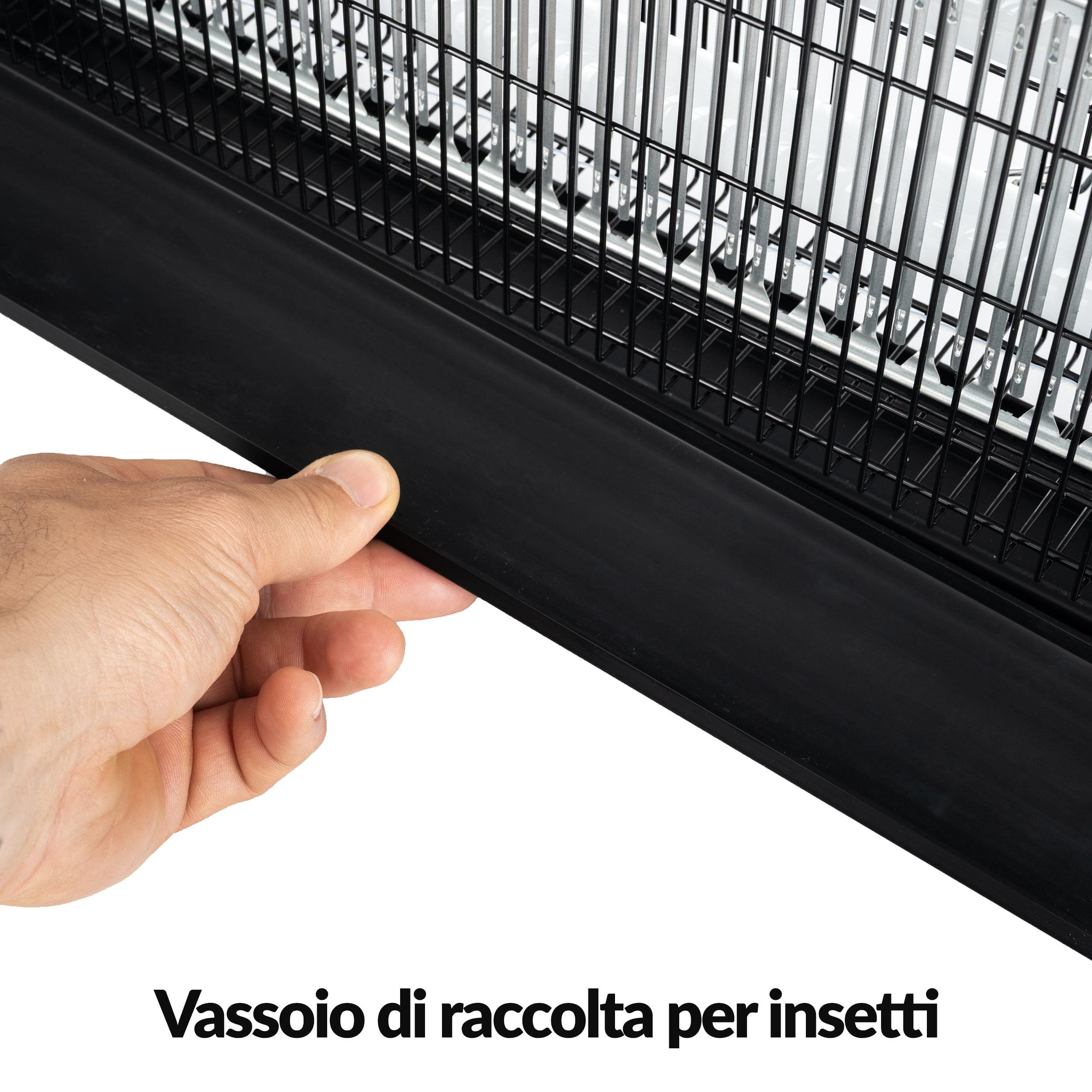 LEHMANN Lampada Antizanzare Elettrico 40W, Zanzariera Elettrica contro Insetti, Zanzare e Mosche senza Prodotti Chimici, Controllo Remoto con Telecomando, Silenziosa, Lampada Zanzare fino 400 m²