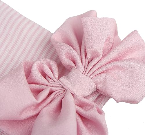 Miniatura 5 de Gorras y manoplas para recién nacidos, gorro de hospital para recién nacidos, guantes antiarañazos, set de regalo para niños y niñas