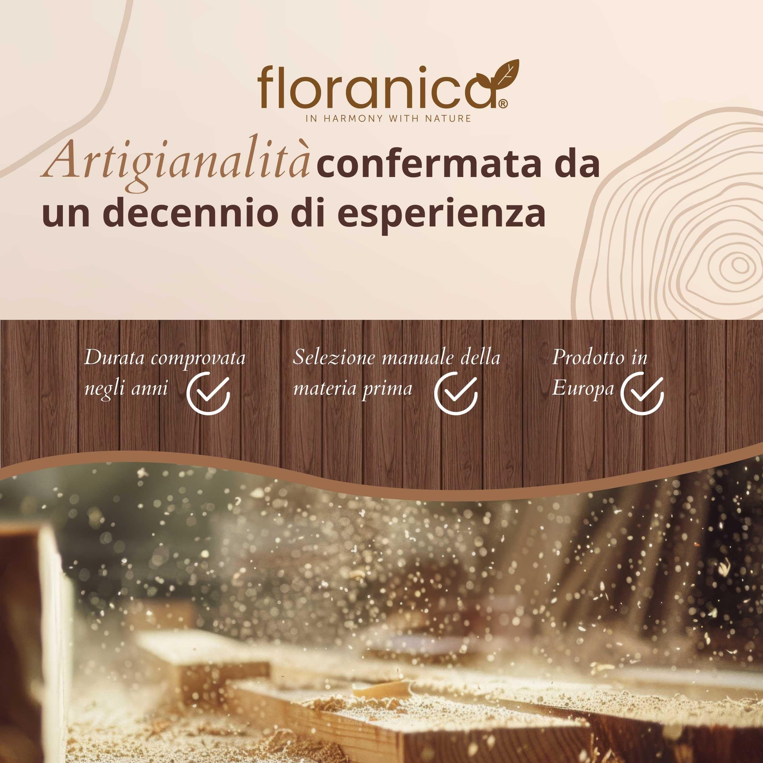 Floranica Bordura Giardino H30 x L200 cm Marrone bordo dritto | Palizzata in pino a bordo dritto, recinzione bassa dalle linee pulite – impregnata senza cromo, lineare