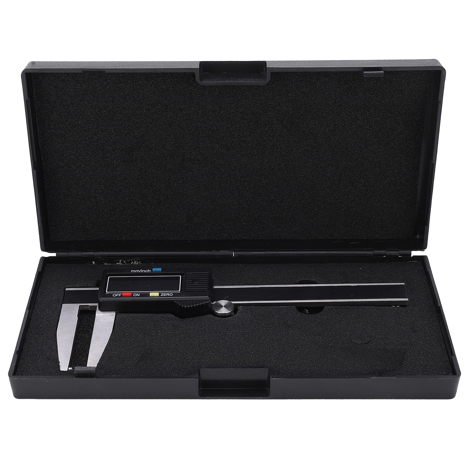 Calibrador de Disco de Freno Digital de 100 Mm, Herramienta de Medición con Regla Puntiaguda Vernier para Medición de Paredes de Tuberías y Orificios Profundos