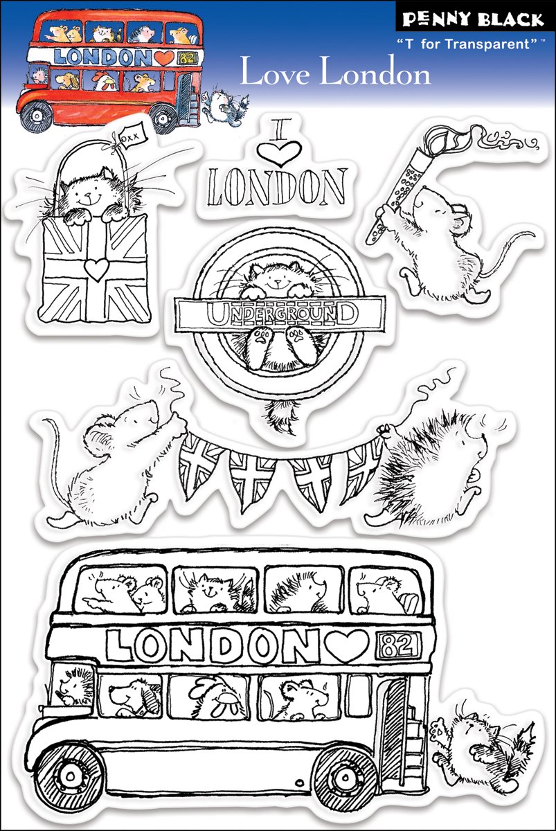 Penny Black Clear Stamp Set, Love London