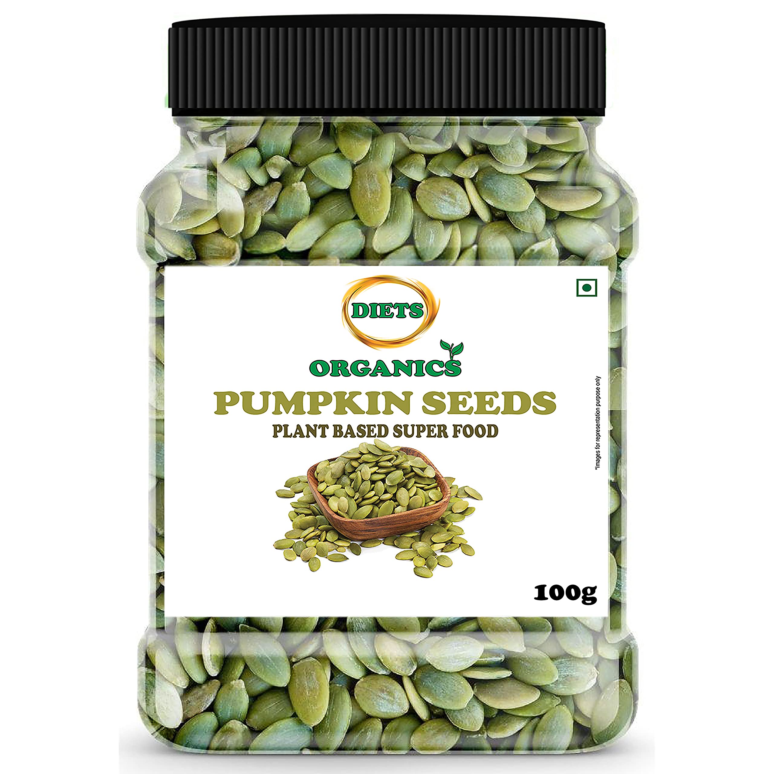 DIETS ORGANICS Raw Pumpkin Seeds for Eating -100G (B09BBL9XZP) Amazon Price History, Amazon Price Tracker