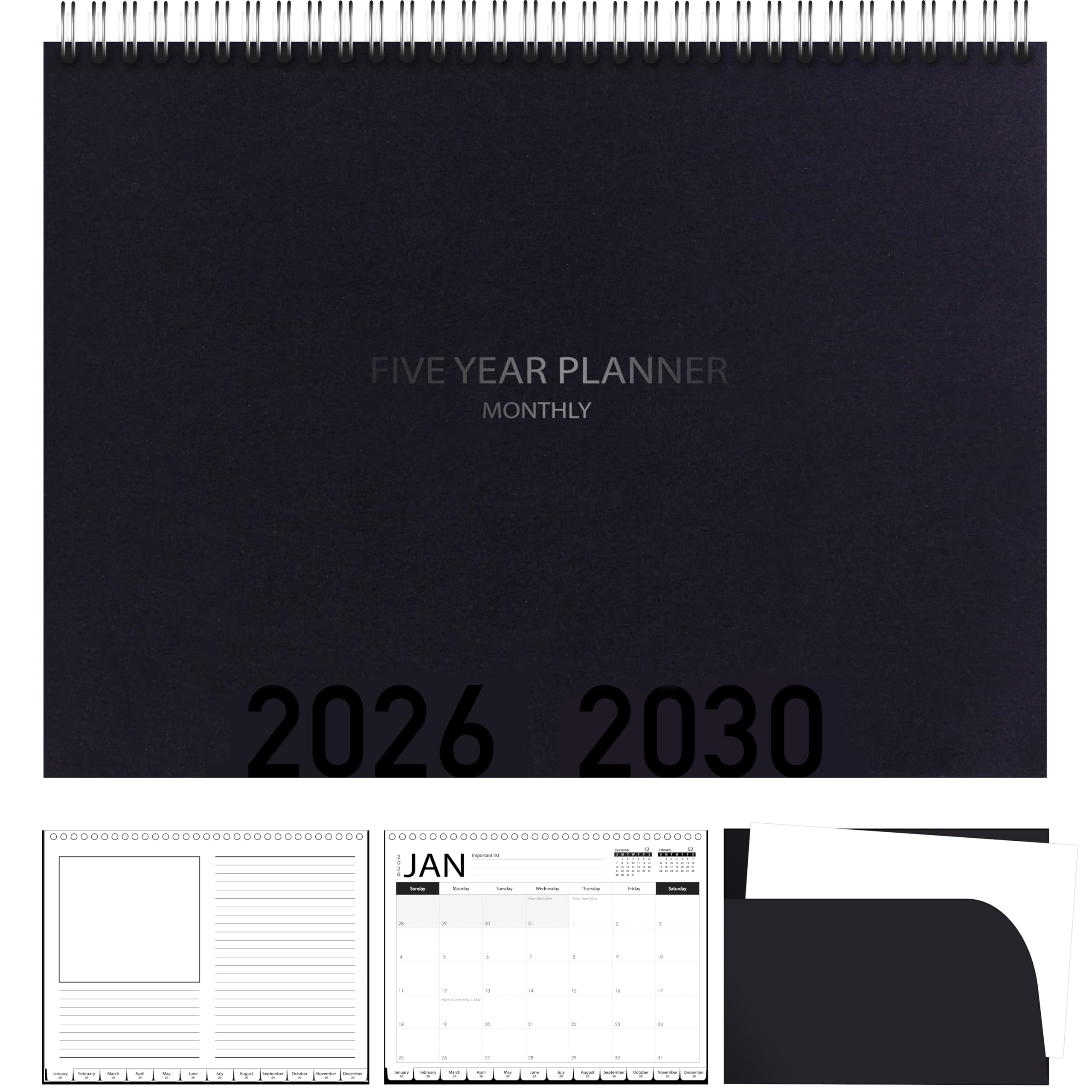 Amazon.com : 5-Year Calendar Planner, 2026-2030 Monthly Schedule