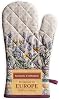 Maison d Hermine Oven Gloves 100% Cotton Oven Mitt 7 x 13 with Loop Heat Resistant, BBQ, Cooking Gloves, Baking, Grilling, Kitchen, Handling Hot Pans SpringSummer Pack of 1, Fanny Lavender