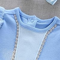 Vista 16 de Dressy Daisy Mameluco de princesa para disfraz de Halloween, cumpleaños, traje con diadema para bebé niña