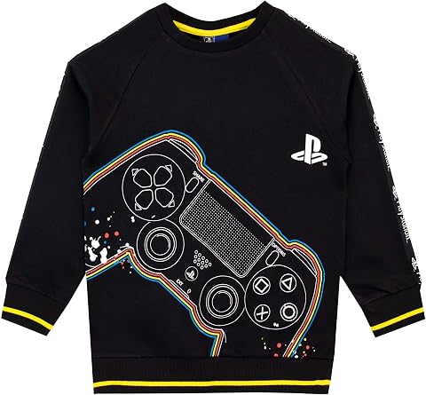 PlayStation Boys Sweatshirt Size 12 Black