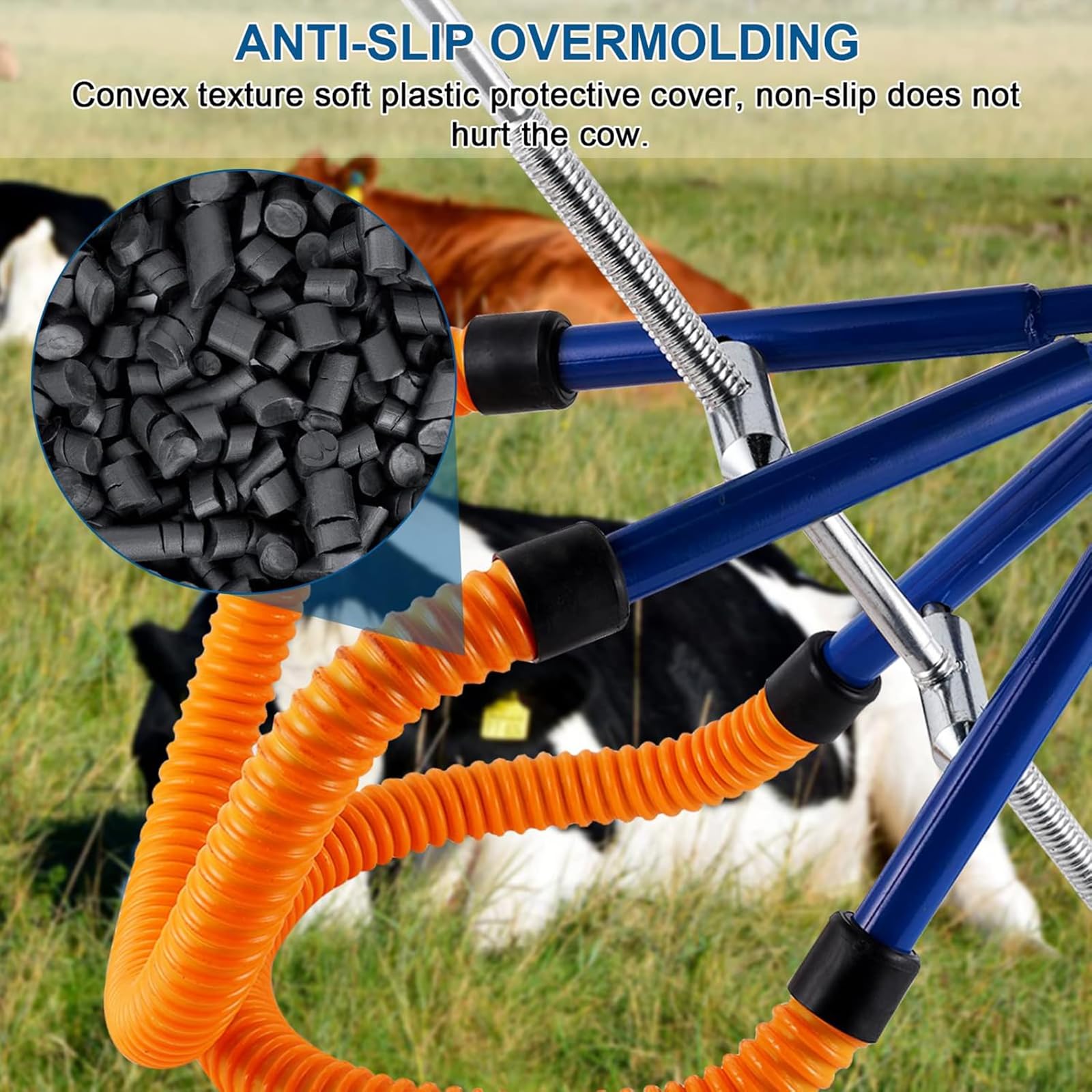 Morsetto regolabile per anca a forma di mucca, dispositivo di supporto in acciaio inox, portante 999,7 kg per la nascita di bovini zoppi, ideale per allevamenti lattiero-caseari