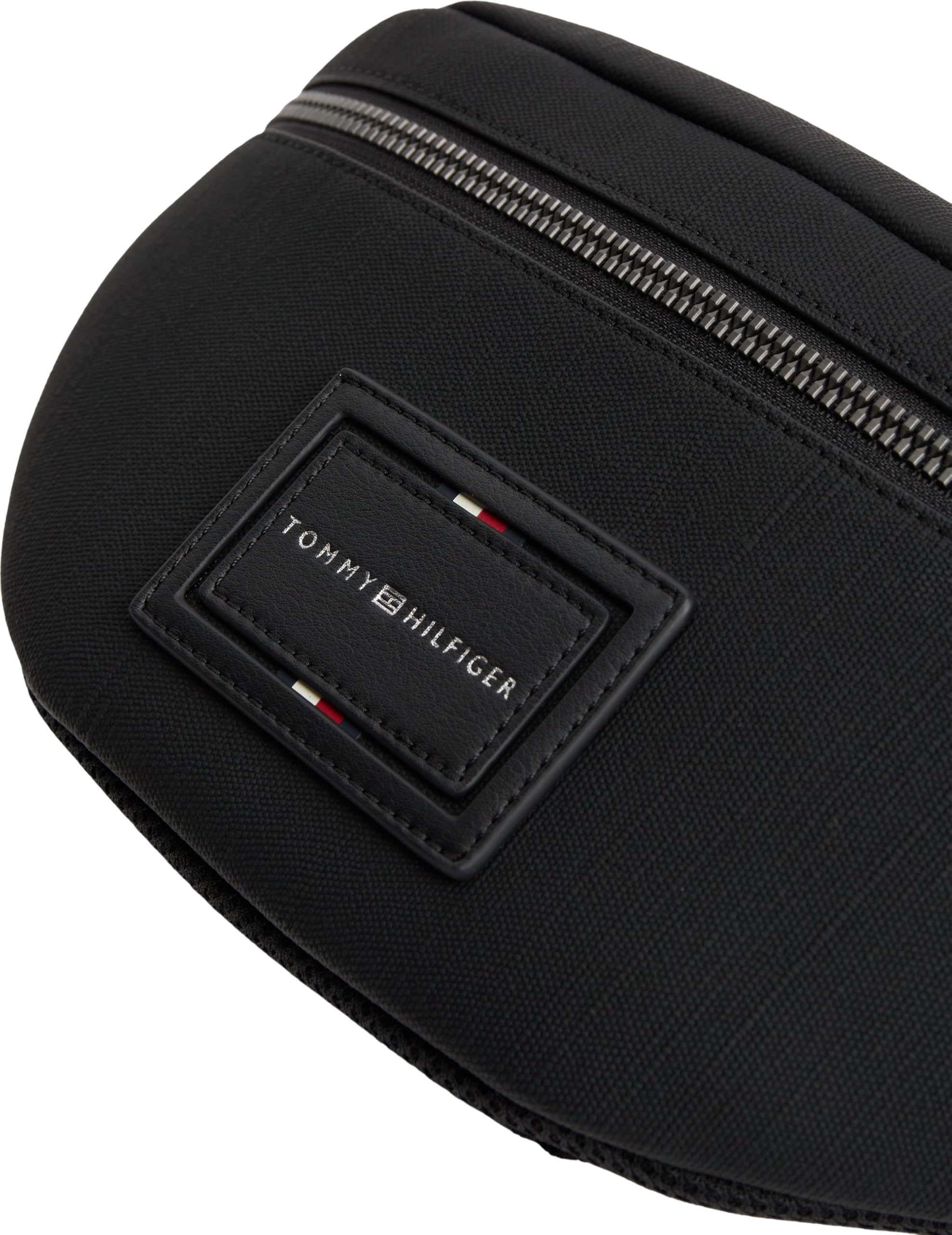 Tommy Hilfiger Herren Bauchtasche Foundation Bumbag mit Reißverschluss, Schwarz (Black), Einheitsgröße