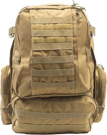 WFS Mochila táctica grande de 3 días con bolsillo de hidratación, Coyote :  Amazon.com.mx: Deportes y Aire Libre
