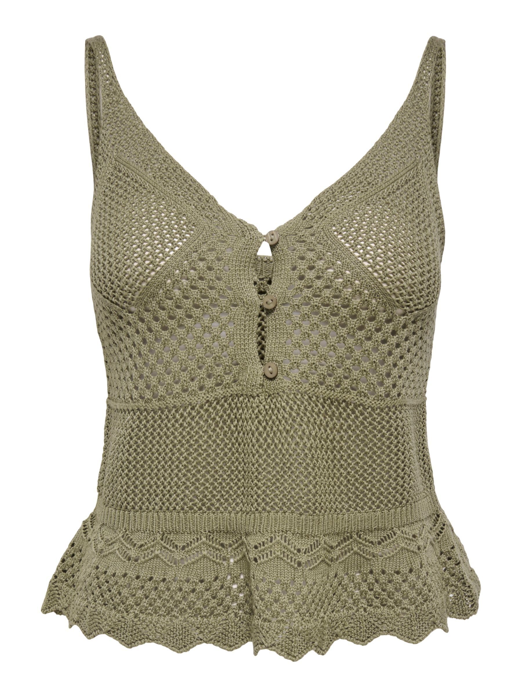 ONLY Onllison SL Peplum Top KNT Femme