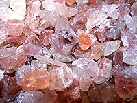 Vista 2 de Rockhound's 1st Choice Rock Tumbler Gem Refill Kit-Madagascar Natural Fire Quartz Rough 8 oz.