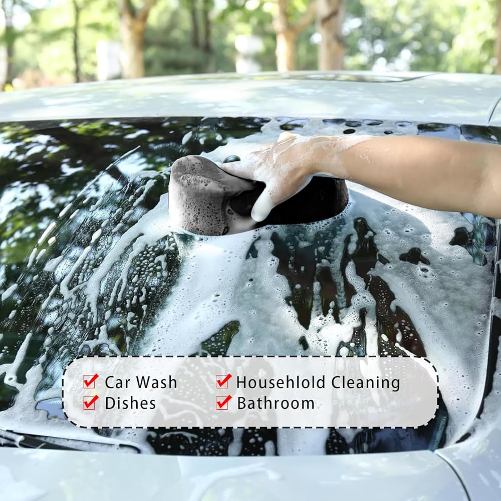 ijuicy 5-Pack 8-Shaped Car Wash Sponges view 3