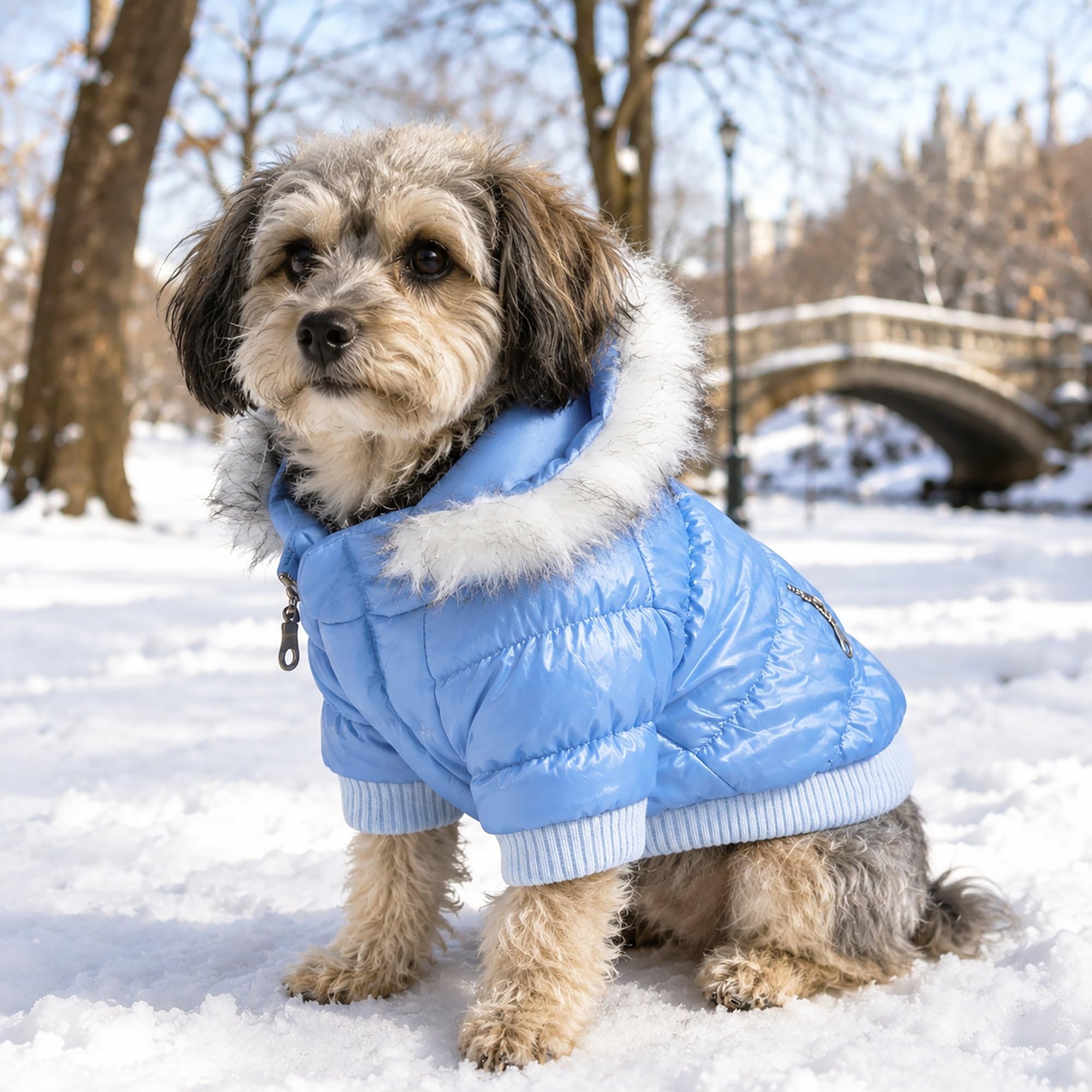 PetLife Metallic Fashion, Cappottino Parka per Cani