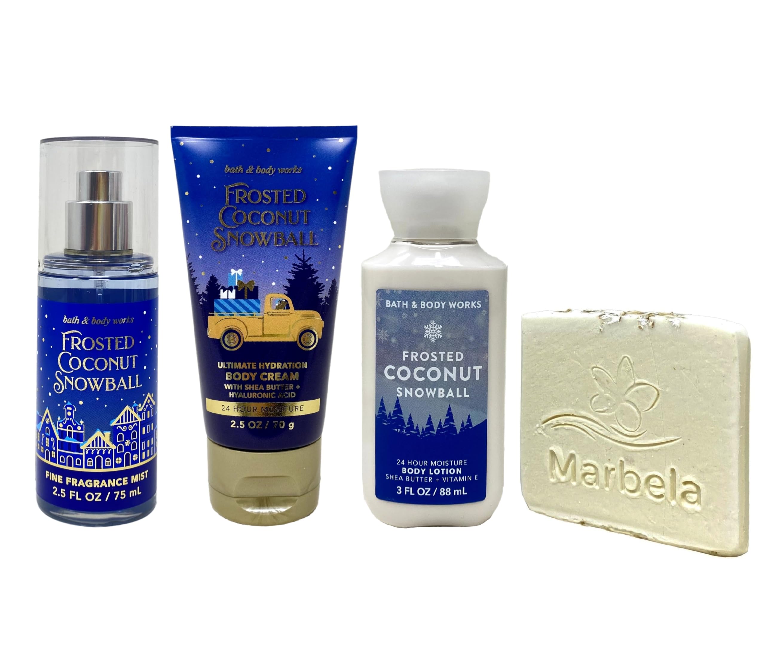 Amazon.com : Bath & Body Works Frosted Coconut Snowball 3 Piece