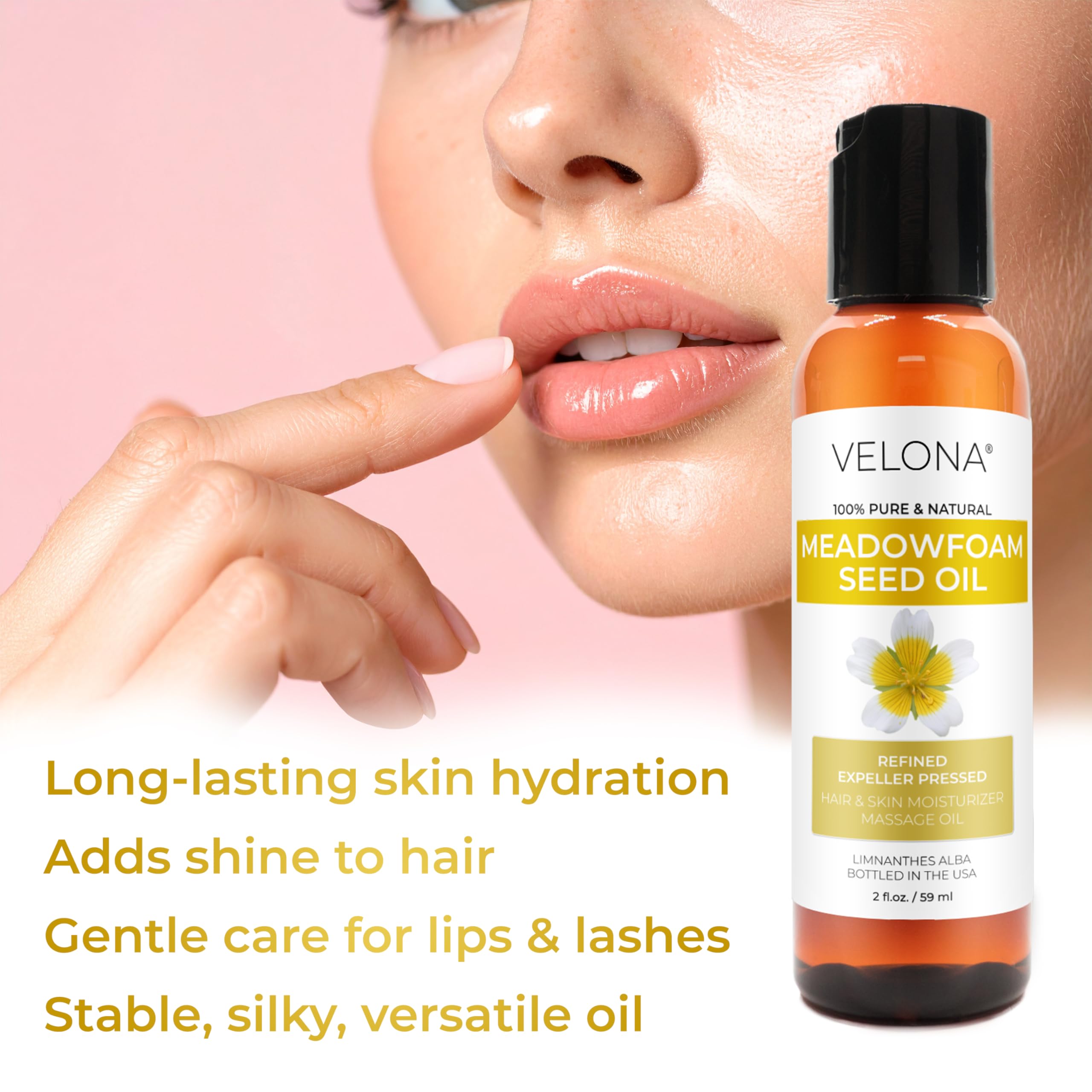 Amazon.com : velona Meadowfoam Seed Oill 2 Fl Oz | 100% Pure and