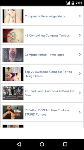 Compass Tattoos Ideas