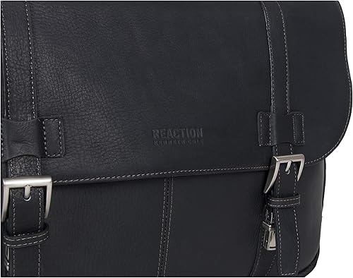 Miniatura 9 de Kenneth Cole REACTION Show Business - Bolsa de mensajero de cuero colombiano para portátil de negocios de 16 pulgadas