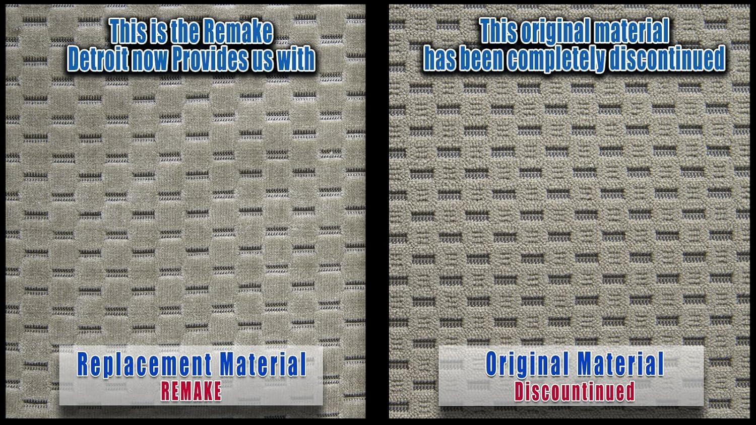 Compatible with 2007 2008 Toyota Tundra - Driver Side Bottom Replacement Cloth Seat Cover Tan