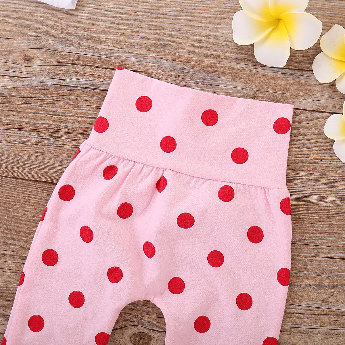 cute newborn baby girl ubrania żyrafa top + pudrowe spodnie w kropki + kapelusz zestaw odzieży dziennej