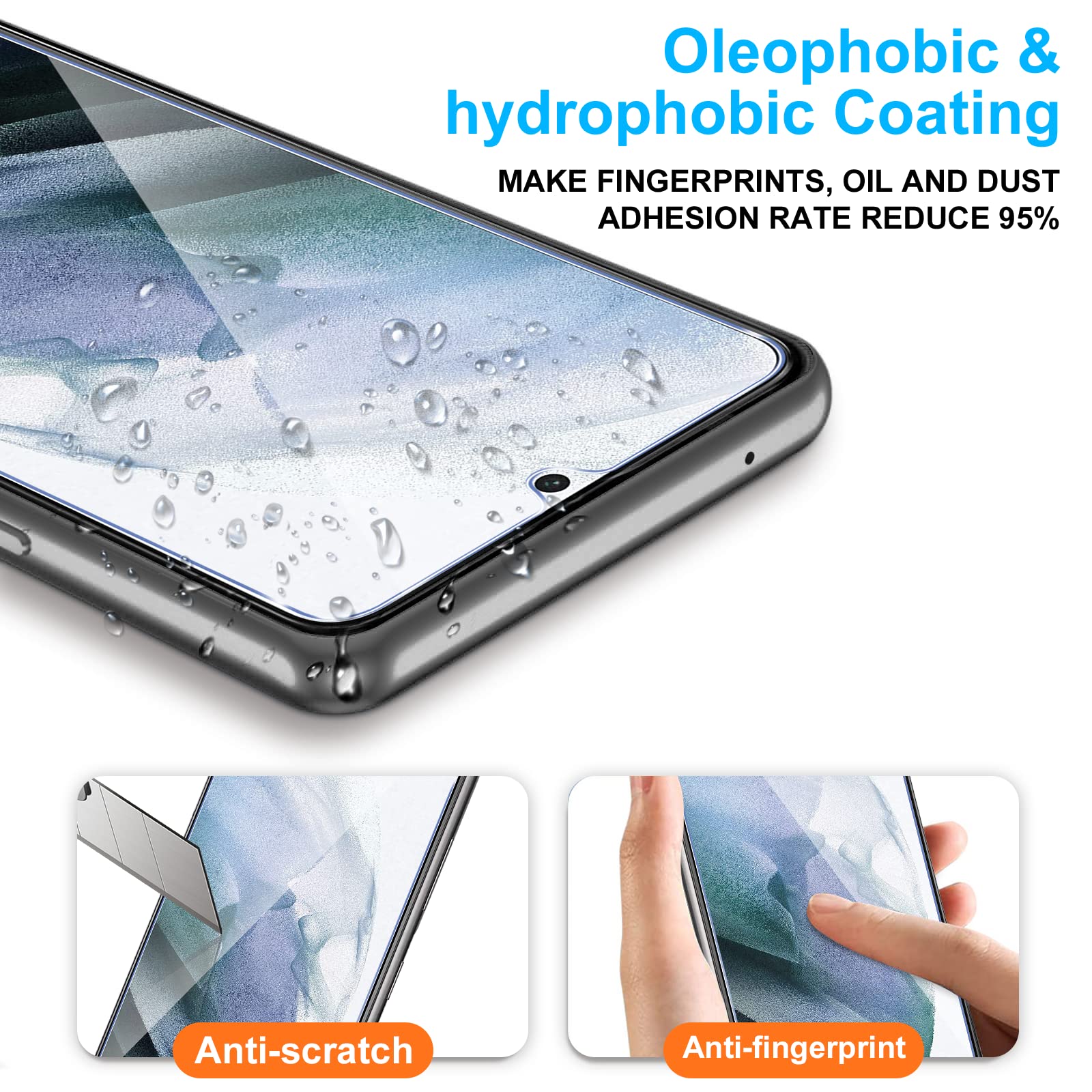 Brotect Pellicola In Vetro Ibrido AirGlass Per Realme 5, Durezza 9H, Anti-impronta, Made In Germany - 6