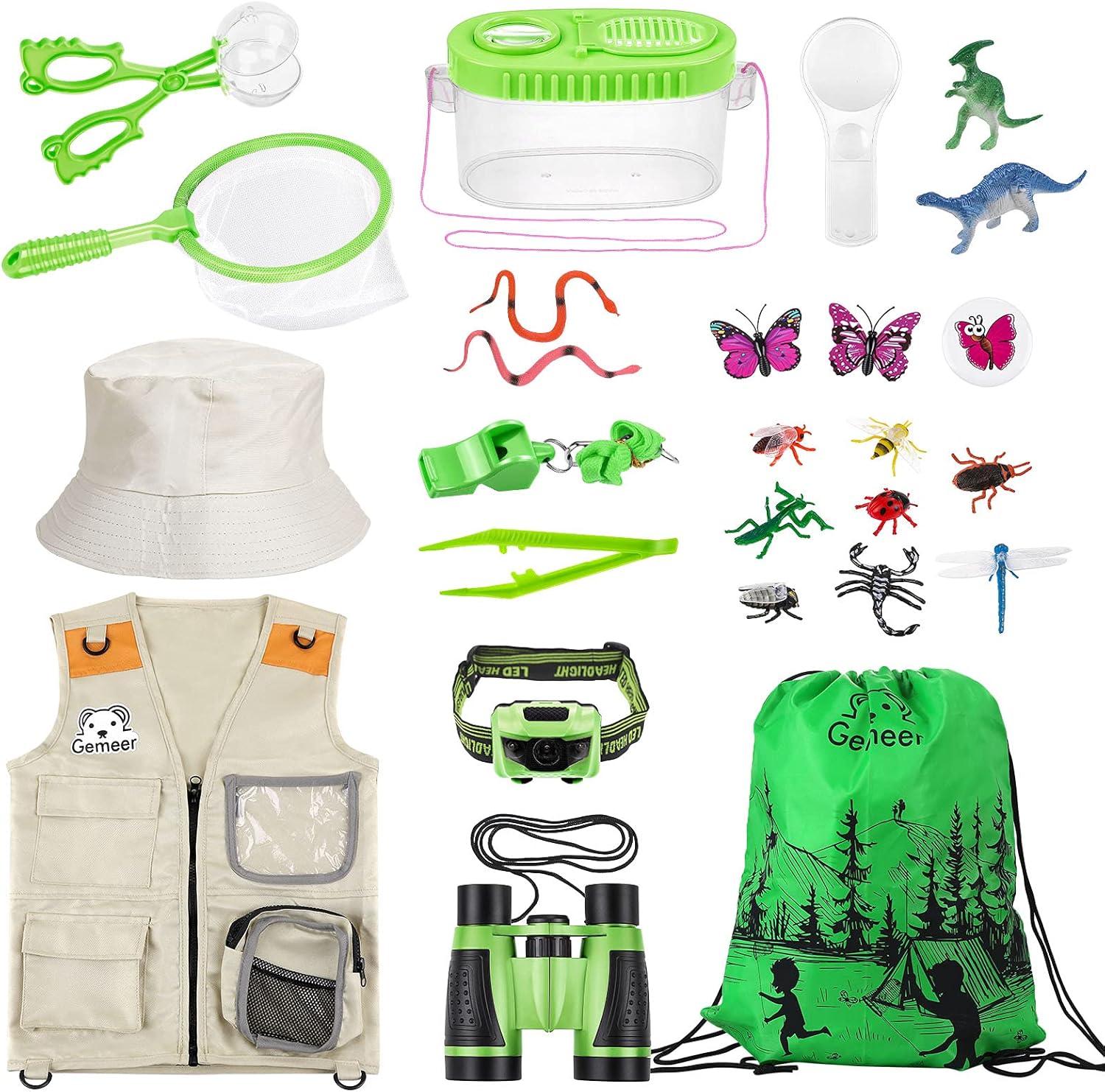Outdoor Explorer Kit with Vest,26Pcs Outdoor Toy Ubuy South Africa