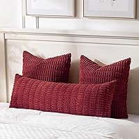 Vista 71 de Fancy Homi Fundas de almohada decorativas bohemias de 20 x 20 pulgadas para sala de estar, sofá, cama, sillón, rústico, moderno, decoración del Crema