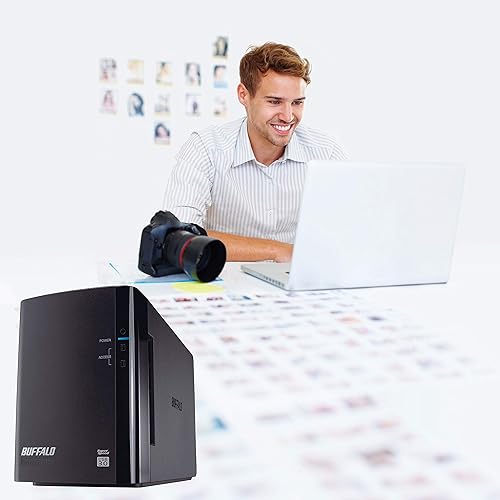 Miniatura 2 de Buffalo DriveStation Duo Arreglo RAID de alto rendimiento con discos duros optimizados (HD-WH4TU3R1)