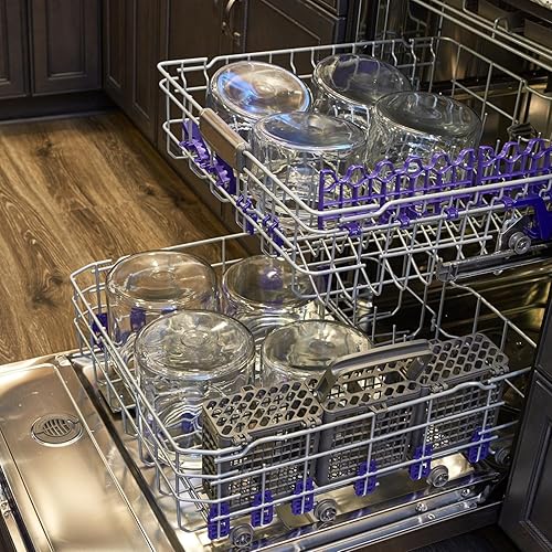 Miniatura 5 de Anchor Hocking, Montana Glass - frascos de vidrio con tapas herméticas Canister, juego de 3 recipientes, negro, metal