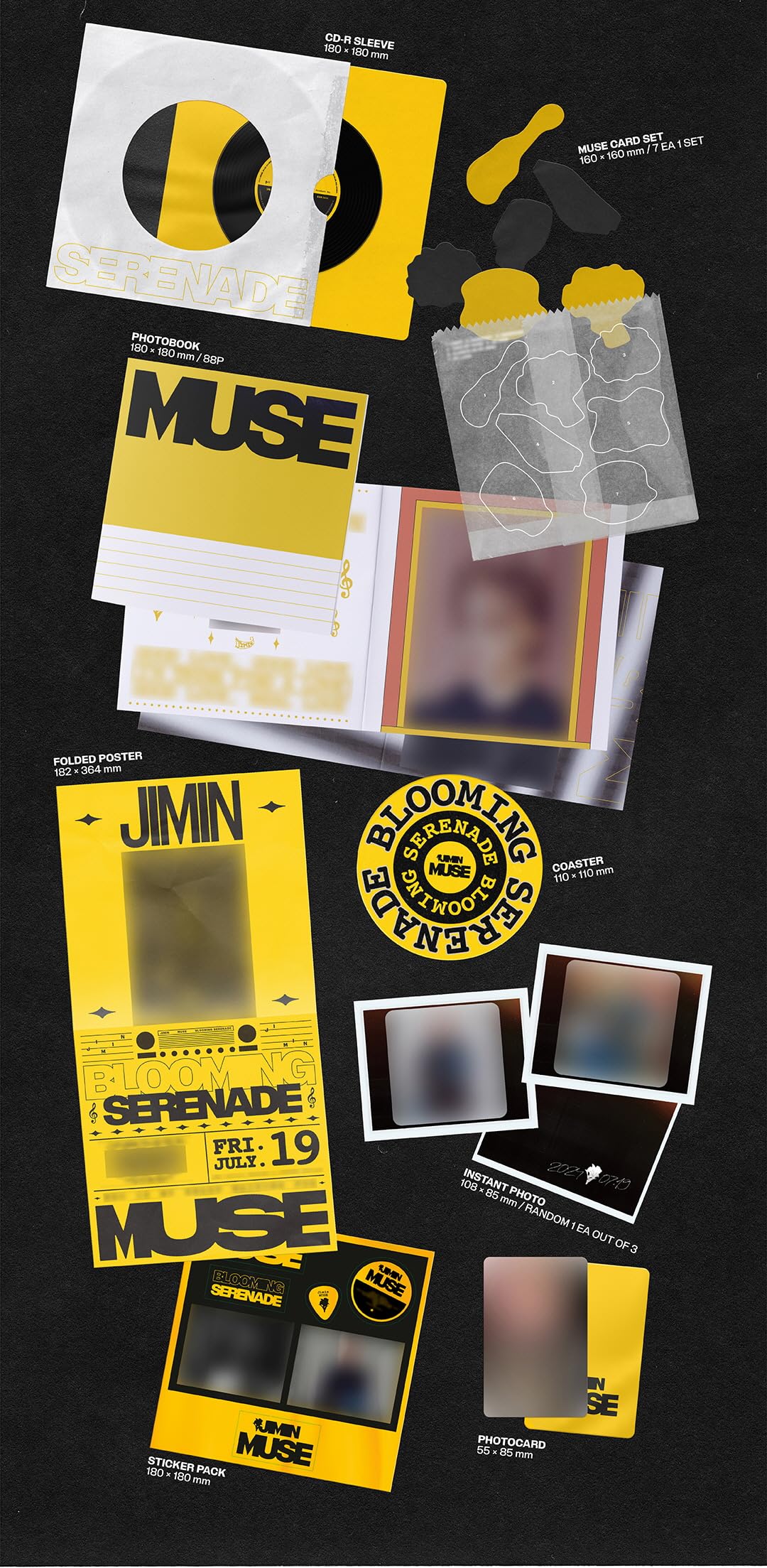 JIMIN MUSE　Weverse特典 Jimin - MUSE フルセット
