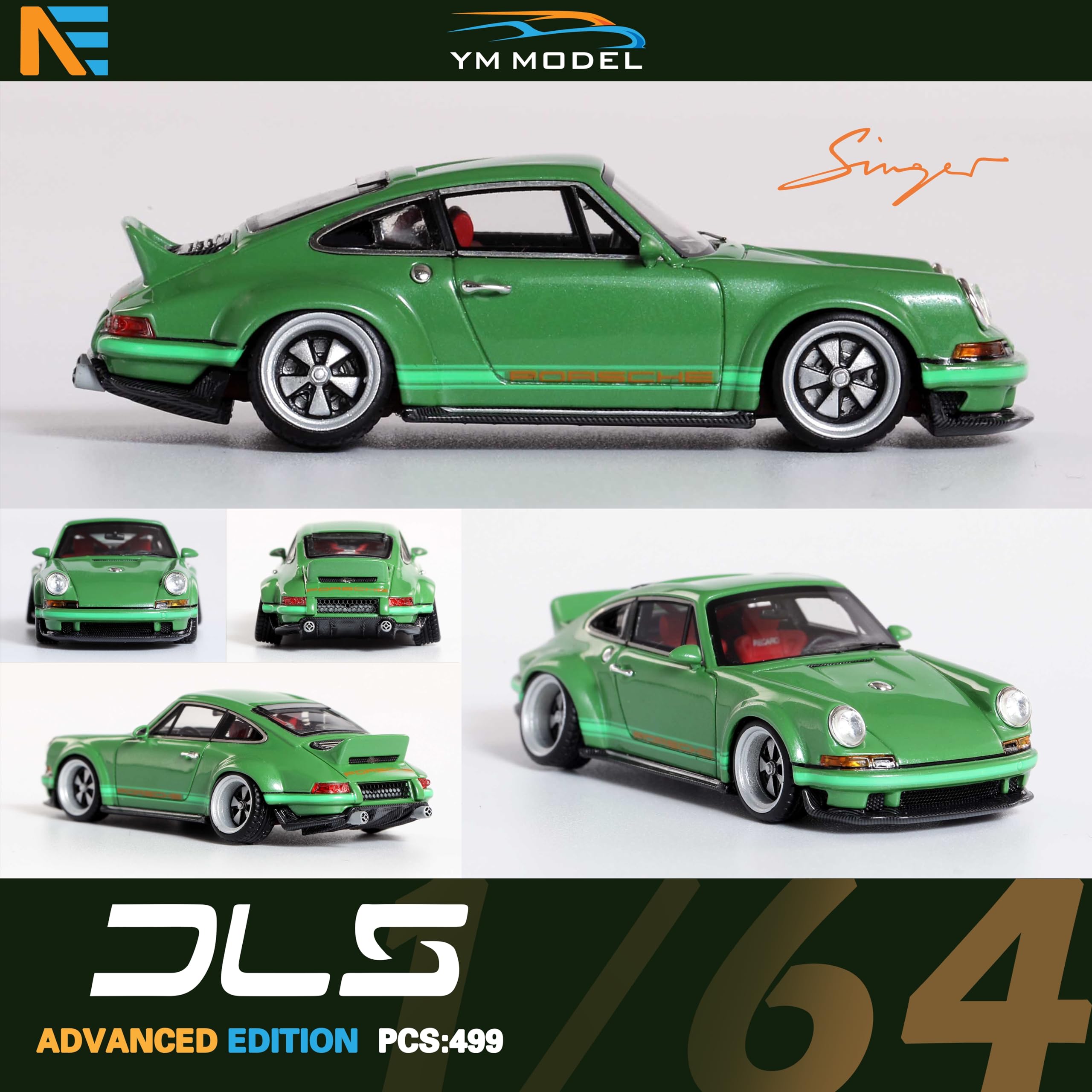 Amazon.co.jp: 1/64 YM MODEL Advance Edition Porsche 964 Singer