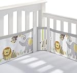 BreathableBaby Linge de mesh respirante pour lits d'enfant, classique 3mm Mesh, blanc (taille 4FS Couvertures 3 ou 4 Côtés)