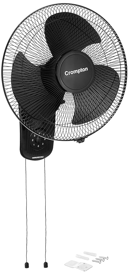 Crompton Wall Mount High Speed Whirlwind Gale Electric Fan - 16