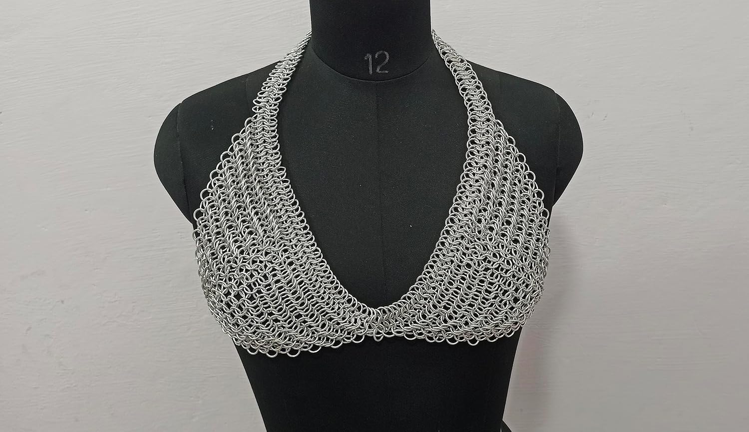Aluminium Bra, Chain mail Bra | Butted Aluminium Chain mail Bra For Women's Fashion Wear | Medieval Designer Chain mail Bra Top |