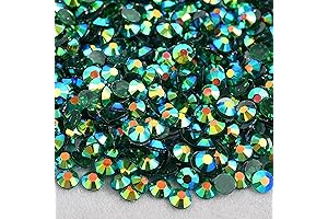 10000PCS 3mm Dark Green AB Rhinestones for Crafts