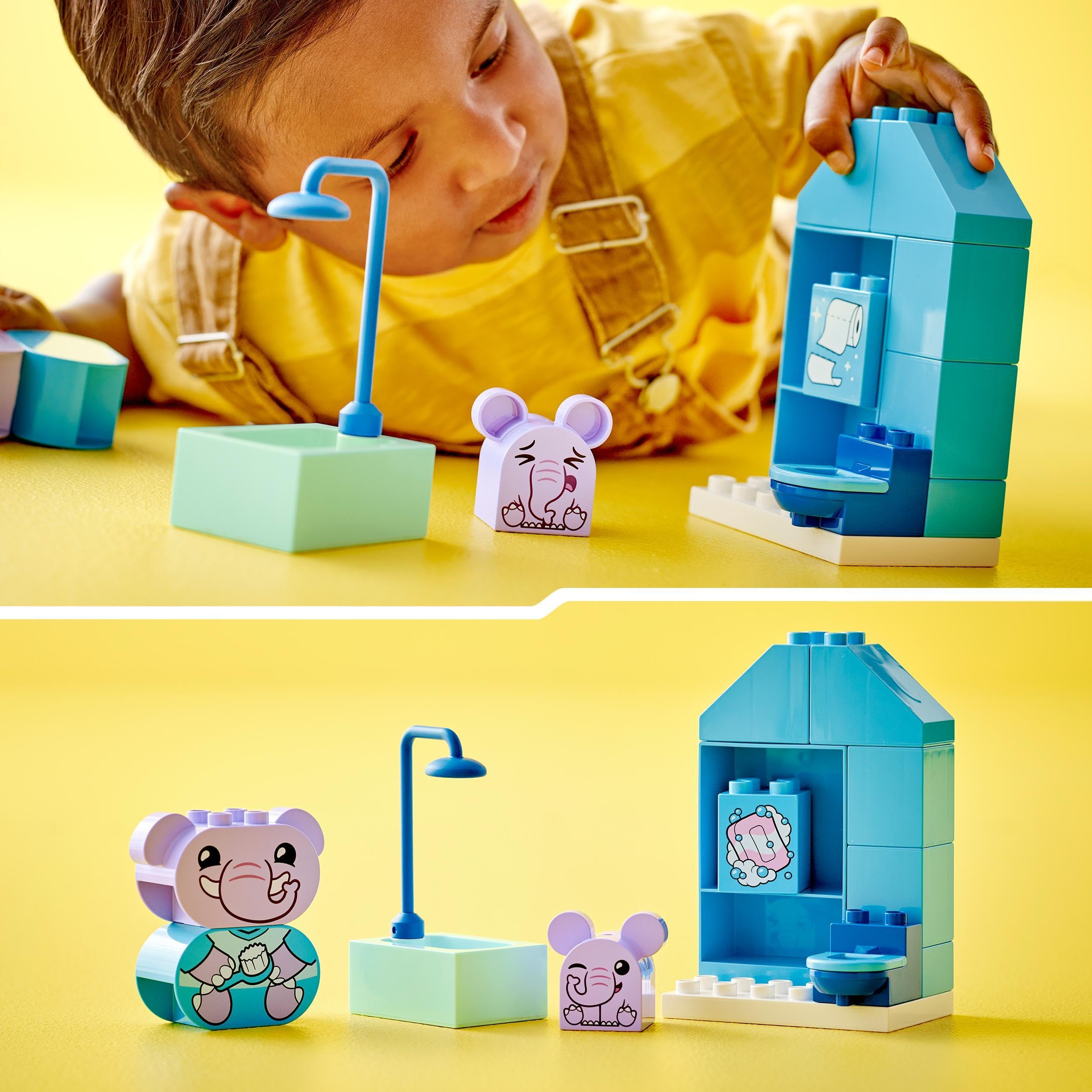 LEGO DUPLO My First Daily Routines: Bath Time Playset, Toddler Learning Toys for Girls & Boys 18 Months Plus - Image 4