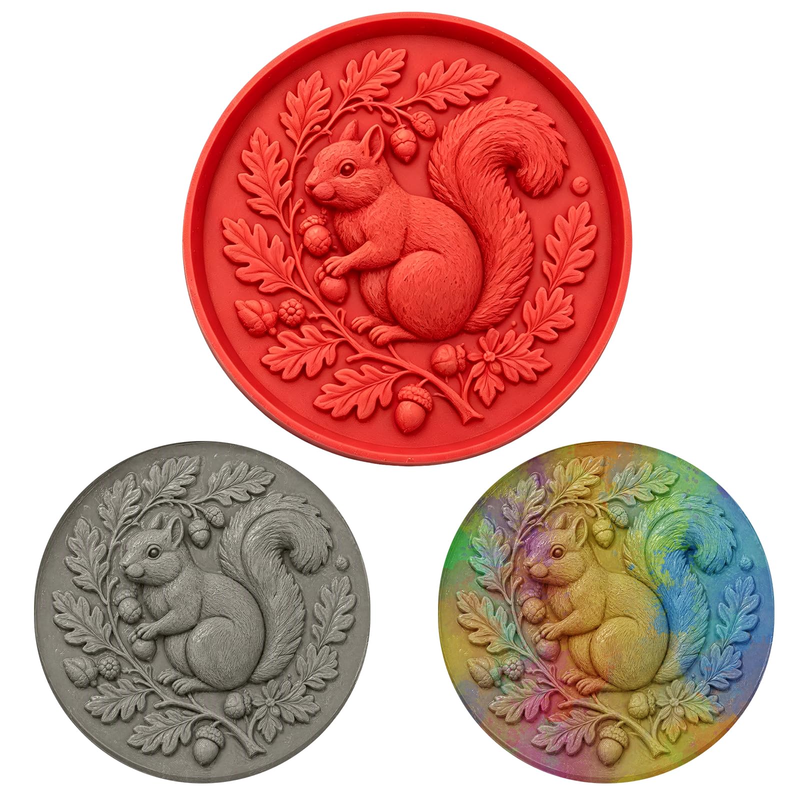 Sunflower Stepping Stone Mold, Reusable Plaster Cement Concrete Molds