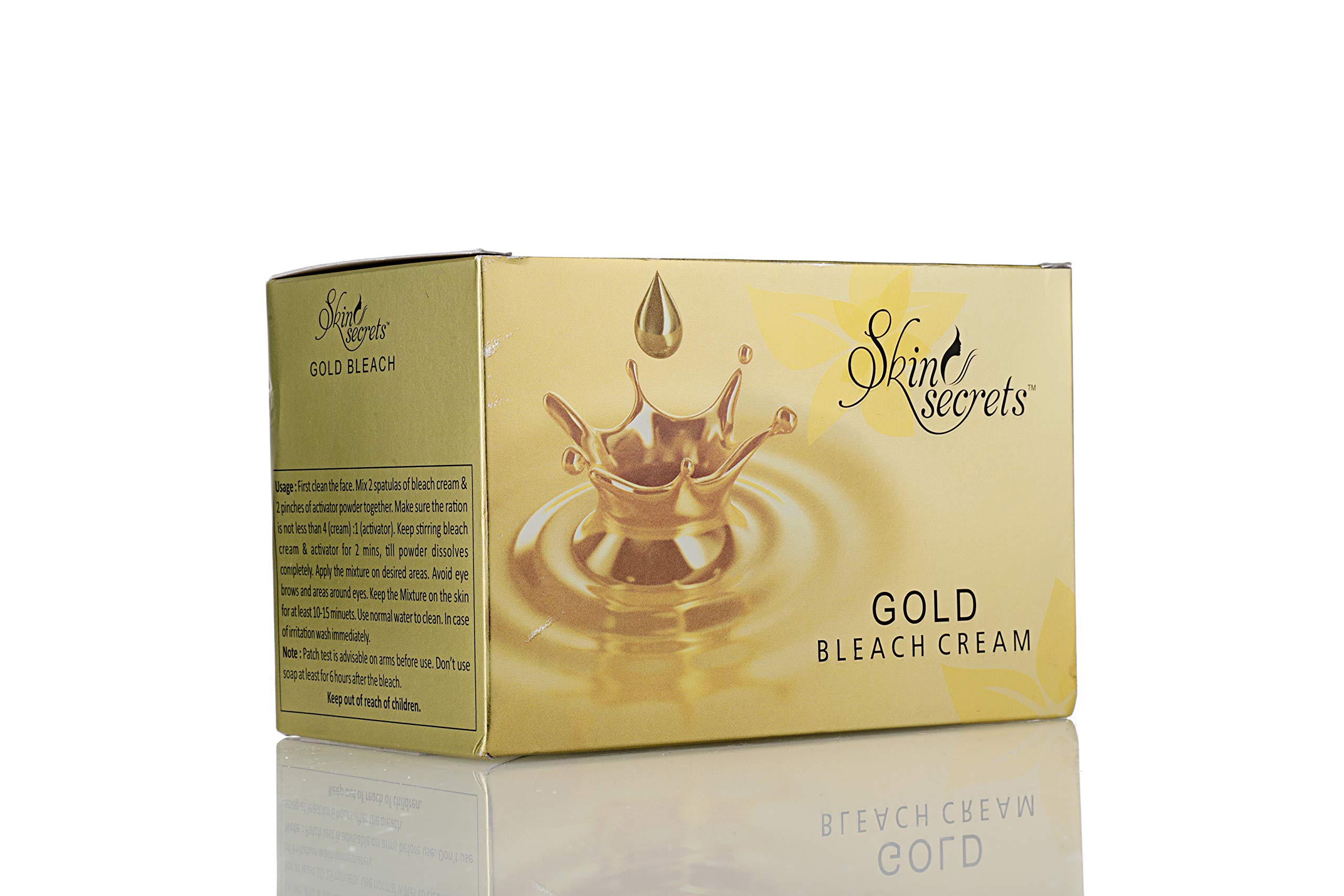 Skin Secrets Gold Bleach with Gold Dust & Lemon Oil (250gm)